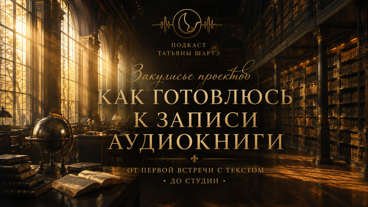 Рукописные пометки в тексте рядом с микрофоном в студии