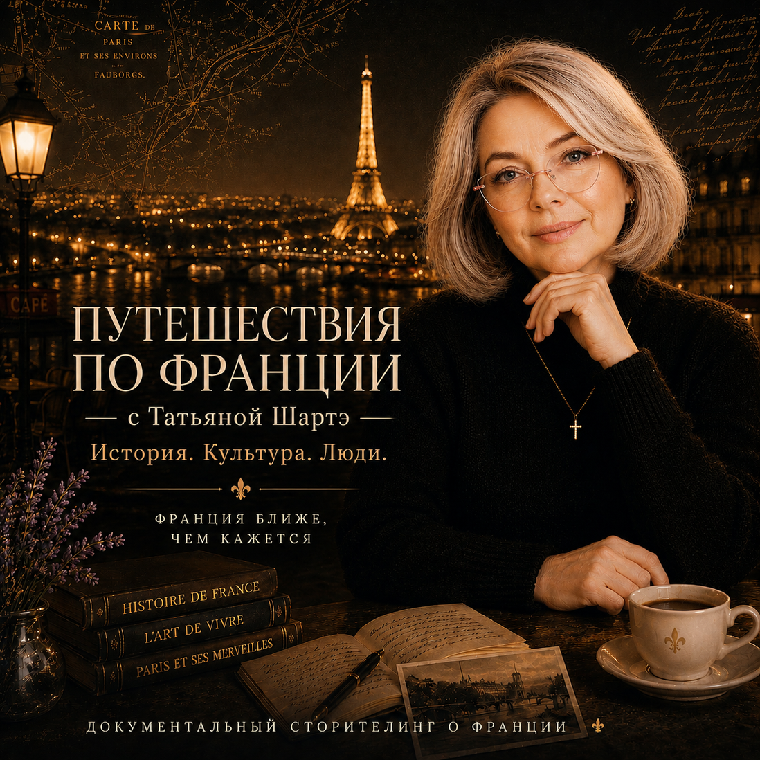 Запись подкаста с микрофоном и наушниками в студии.